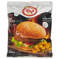 همبرگر 60% گوشت 500 گرمی  ب.آ