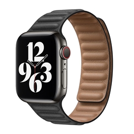 بند چرمی اپل واچ برند جیتک مدل Umber Leather Link for apple watch 42/44/45mm