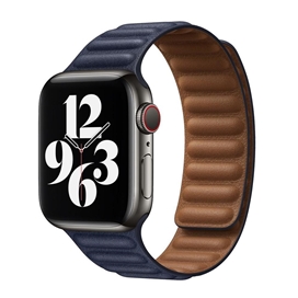 بند چرمی اپل واچ برند جیتک مدل Umber Leather Link for apple watch 42/44/45mm