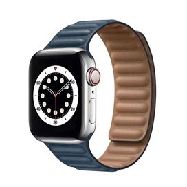 بند چرمی اپل واچ برند جیتک مدل Umber Leather Link for apple watch 42/44/45mm