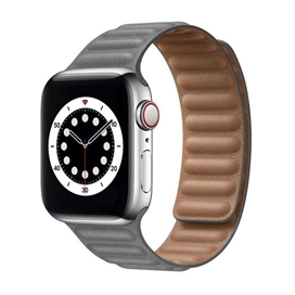 بند چرمی اپل واچ برند جیتک مدل Umber Leather Link for apple watch 42/44/45mm