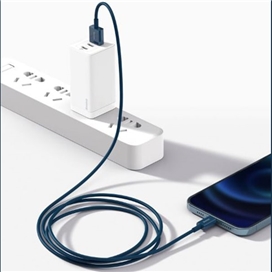 کابل شارژ سریع و انتقال داده یک متری لایتنینگ بیسوس Baseus superior series fast charging 1m cable 2.4A