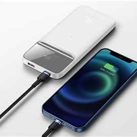 پاور بانک و شارژر وایرلس مگنتی بیسوس Baseus Magnetic wireless quick charging power bank 10000mAh 20W PPMT-02 PPCXW10