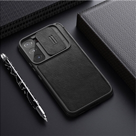 کیف چرمی نیلکین سامسونگ Nillkin Samsung Galaxy S22 Qin Pro leather case