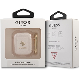 کاور محافظ براق اکلیلی ایرپاد اپل CG Mobile Apple Airpods/Airpods 2 Guess Glossy Crown Case