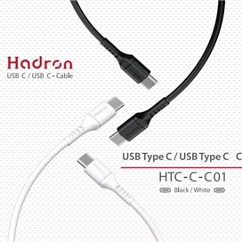 کابل شارژ و انتقال داده تایپ سی به تایپ سی هادرون Hadron HTC-C-C01 USB Type C Cable