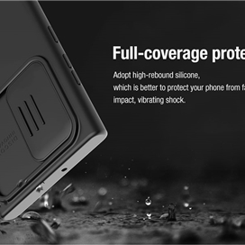 قاب سیلیکونی نیلکین سامسونگ NILLKIN Samsung Galaxy S22 Ultra CamShield Silky silicone case