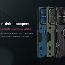 قاب محافظ نیلکین سامسونگ Nillkin Samsung Galaxy S22 Ultra CamShield Armor Case