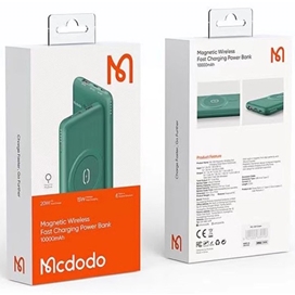 پاوربانک و شارژر وایرلس 10000 میلی‌آمپرساعتی 3 در 1 مک دودو Mcdodo MC-5590 10000mAh 3-in-1 Wireless Power Bank