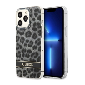 قاب محافظ براق آیفون 13 پرو طرح پلنگی CG Mobile iphone 13 Pro Guess Leopard Hard Case