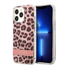 قاب محافظ براق آیفون 13 پرو طرح پلنگی CG Mobile iphone 13 Pro Guess Leopard Hard Case