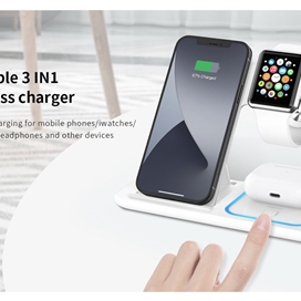 شارژر بی سیم رومیزی 15 وات رسی Recci RCW-15 Magnetic Wireless Charger