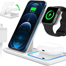 شارژر بی سیم رومیزی 15 وات رسی Recci RCW-15 Magnetic Wireless Charger