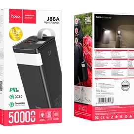 پاور بانک شارژ سریع با ظرفیت 50000 هوکو Hoco Power bank J86A Powermaster 22.5W 50000mAh