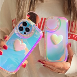 قاب قلب هولوگرامی لنز آینه ای مناسب برای Apple iphone 14 pro
