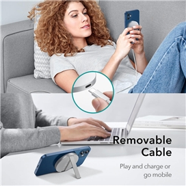 شارژر مگسیف استند دار ESR HaloLock Kickstand Magsafe Wireless Charger