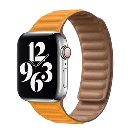 بند چرمی اپل واچ برند جیتک مدل Umber Leather Link for apple watch 42/44/45mm