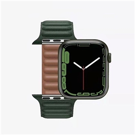 بند چرمی اپل واچ برند جیتک مدل Umber Leather Link for apple watch 38/40/41mm