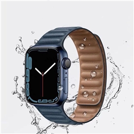 بند چرمی اپل واچ برند جیتک مدل Umber Leather Link for apple watch 38/40/41mm